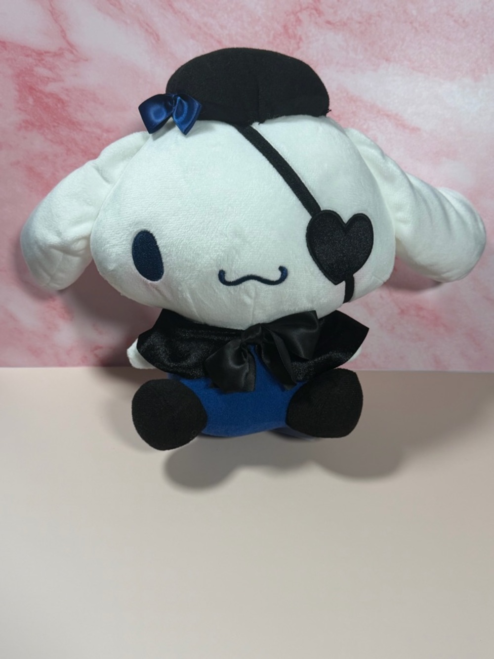 Cinnamoroll Plush in White and Navy with Official Sanrio Tag